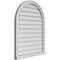 Ekena Millwork Round Top Surface Mount PVC Gable Vent w/ 2"W x 2"P Brickmould Sill Frame, 28"W x 36"H GVPRT28X3603SN - alternate 3